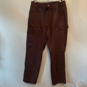 Women's Casual Gray Scrub Joggers